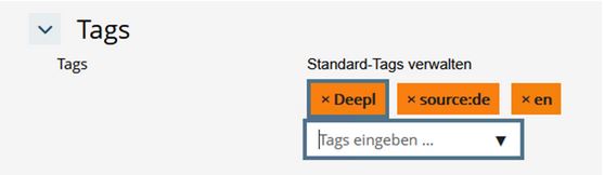 Screenshot: Kurseinstellungen Translate Plugin